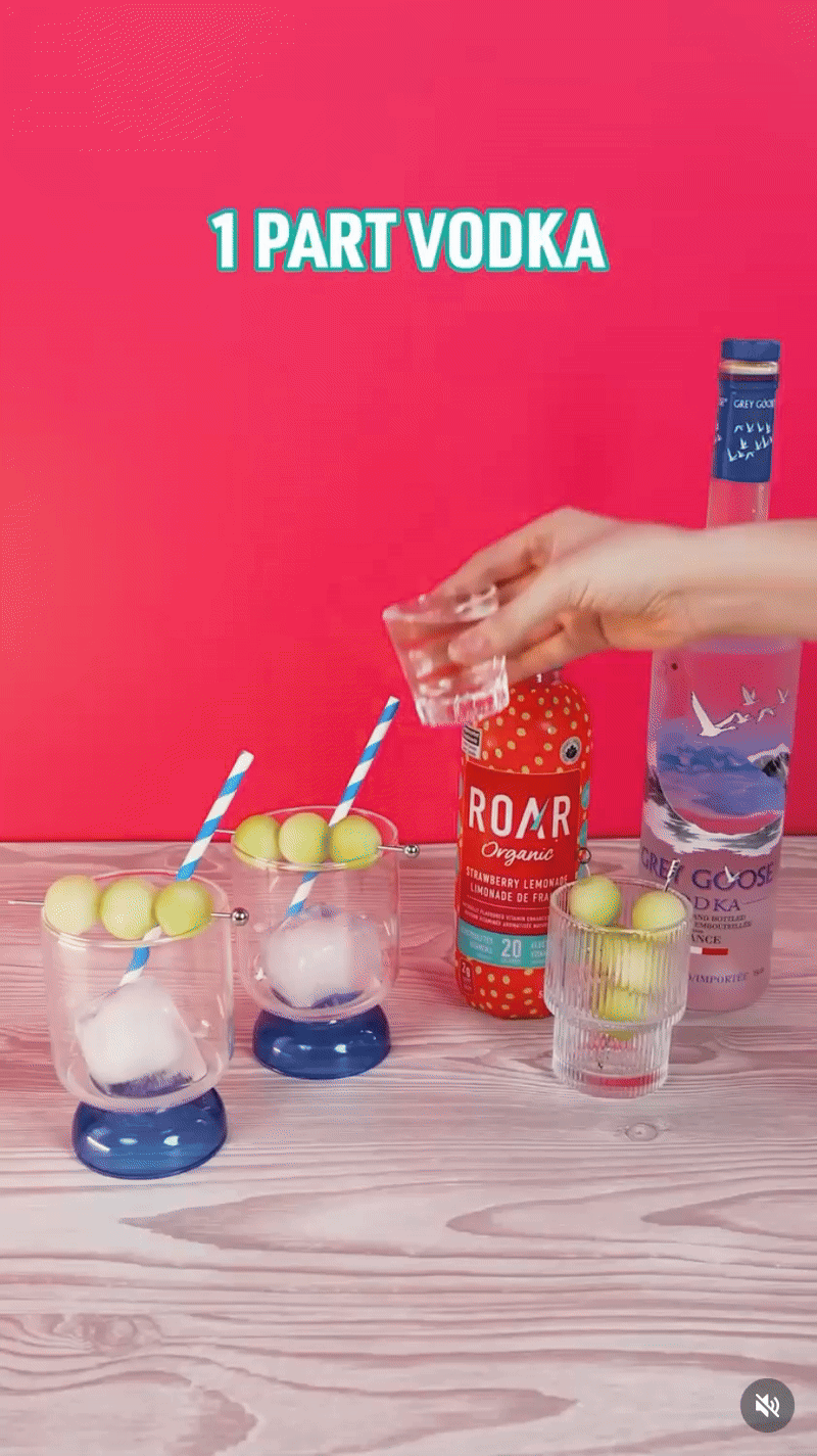 Roar Vodka Melon Balls